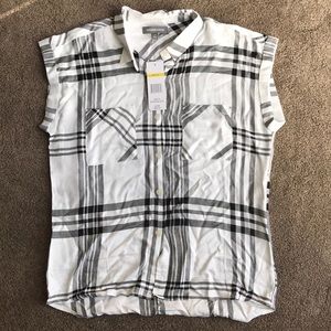 Plaid top